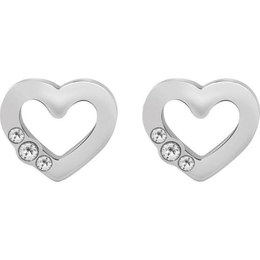 Silver Heart Earrings
