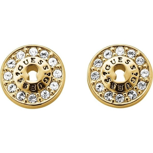 All Locked Up Gold Earrings