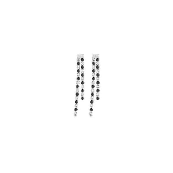 PARTY TIME SILVER & BLACK CRYSTAL
