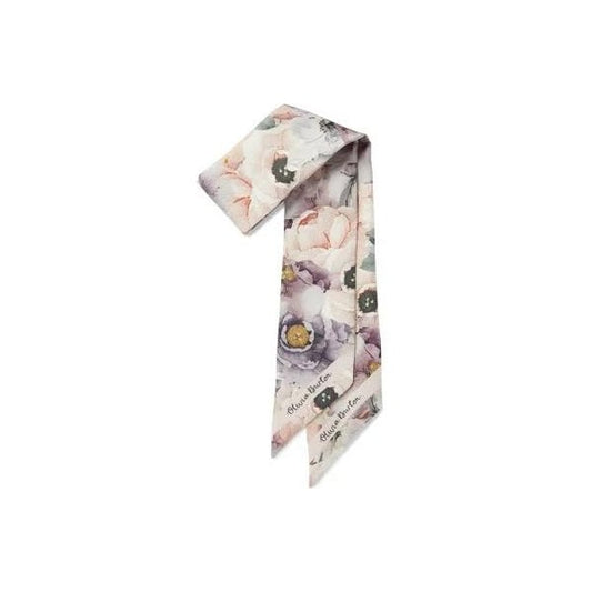 SILK WATERCOLOUR FLORALS SCARF