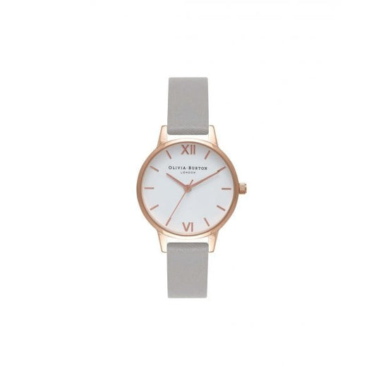 White Dial Rose Gold Watch