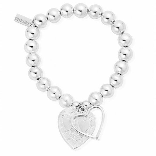 ChloBo Iconic Medium Ball Heart Bracelet