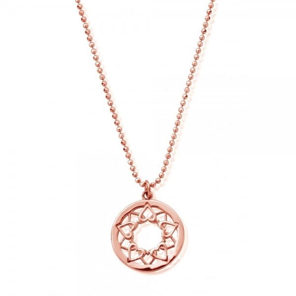 ChloBo Diamond Cut Chain Heart Necklace