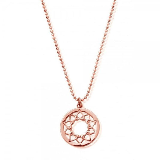 ChloBo Diamond Cut Chain Heart Necklace