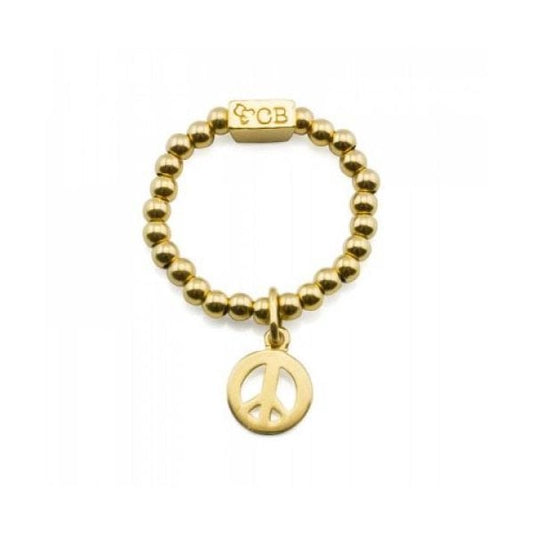 ChloBo Mini Peace Ring Gold