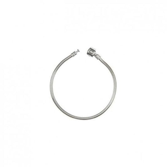 SILVER SNAP BRACELET