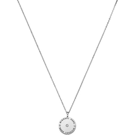 MK PVD Silver Plated Necklace