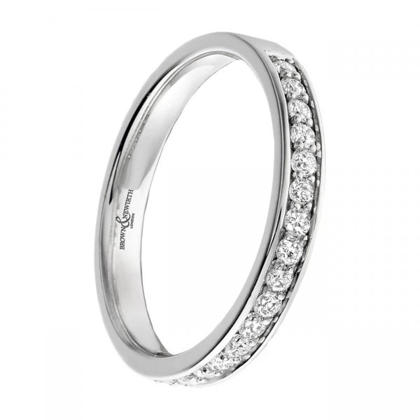 White Gold 2mm Ring