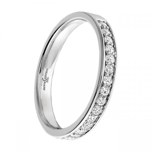 White Gold 2mm Ring