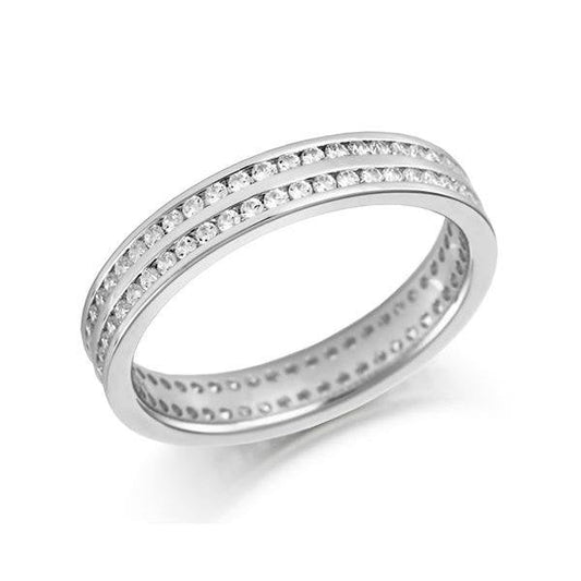 White Gold 3mm Ring