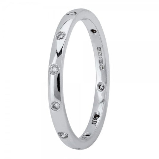 White Gold 2mm Ring
