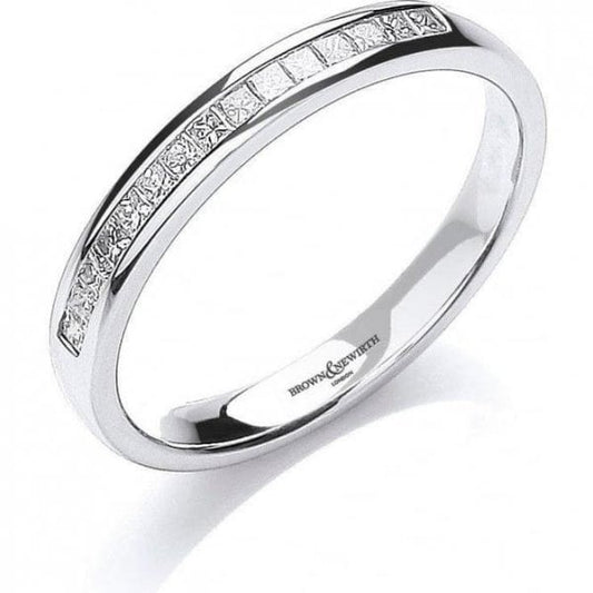 White Gold 3mm Ring