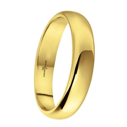 Yellow Gold 5mm 18CT Ring