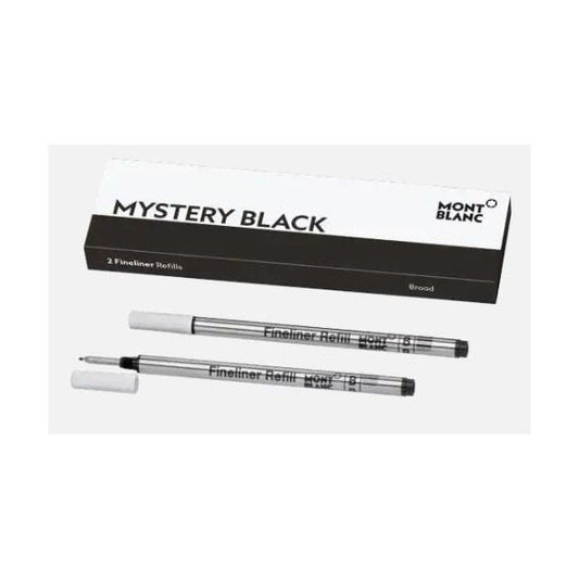 Montblanc 2 Fineliner Refills B Mystery Black