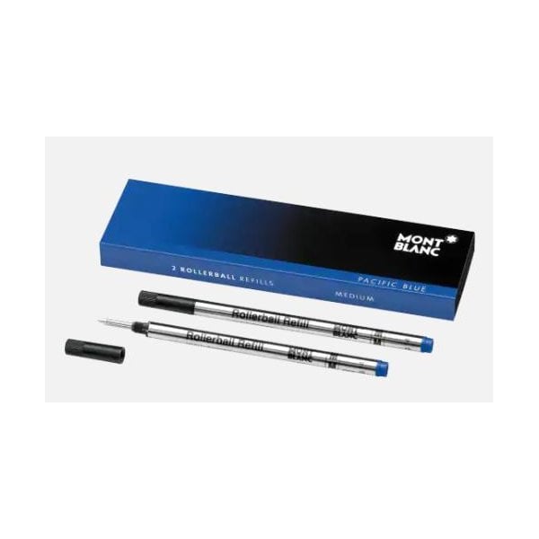 Montblanc 2 Rollerball Refills (M) Pacific Blue