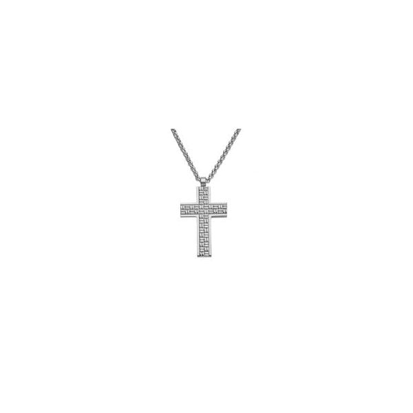 Men's Collection Steel Cross & Chain