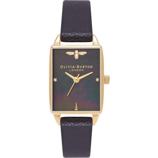 OB BeeHive Mother of Pearl Gold & Black Watch