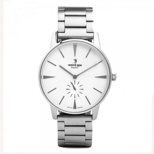 Mayfair White & Silver SSteel Watch