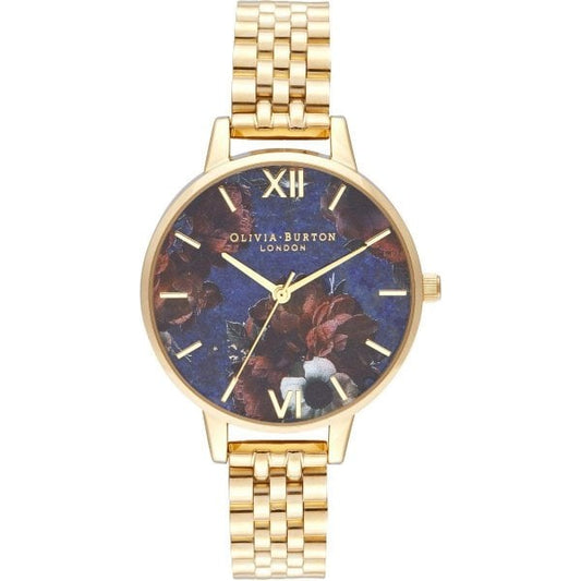 OB Demi Lapis Lazuli & Gold Bracelet Watch