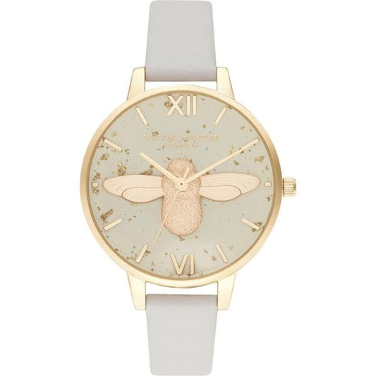 OB Meant to Bee 3D Silver & Rose Gold Watch