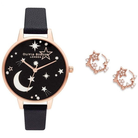 OB Rose Gold &Black Watch