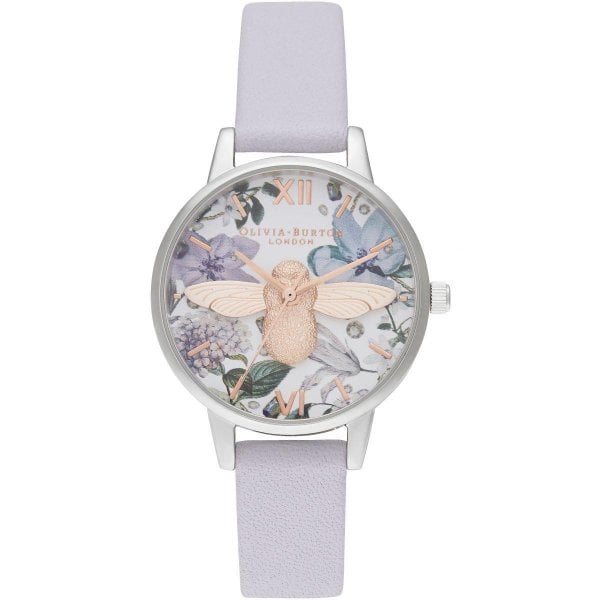 OB Bejewelled Florals 3D Bee Parma Violet Watch
