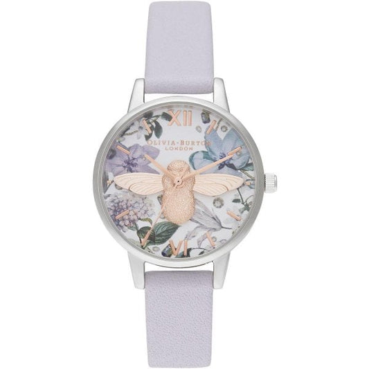 OB Bejewelled Florals 3D Bee Parma Violet Watch