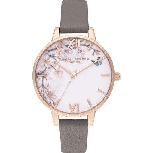 OB Pretty Blossom London Grey & Rg Watch
