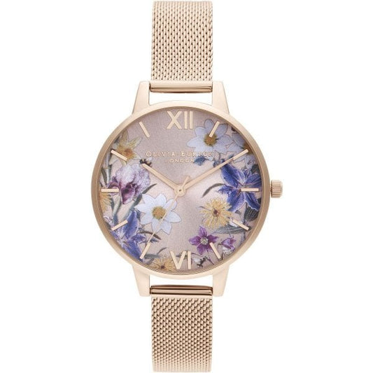 OB Best In Show Blush Sunray & Pale RG Mesh Watch