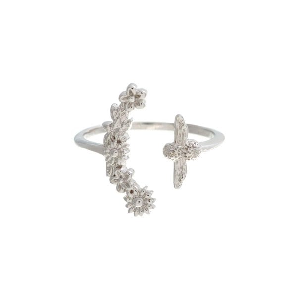 OB Bee Blooms Silver Ring