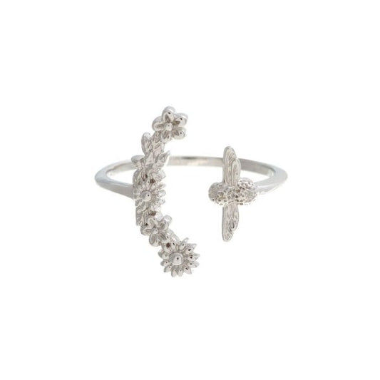 OB Bee Blooms Silver Ring