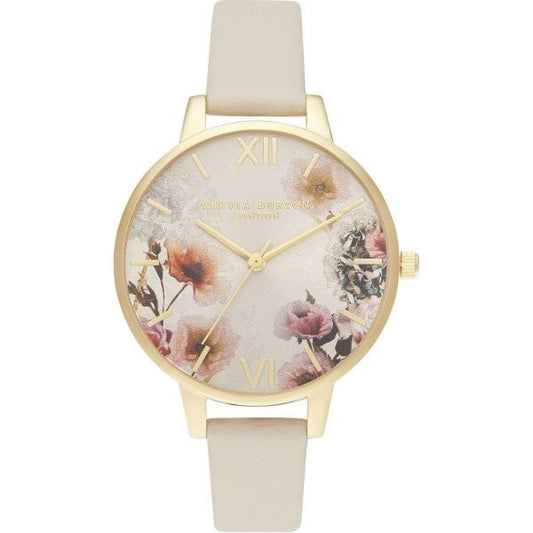 OB Sunlight Florals Demi Nude Sunray & Gold Watch