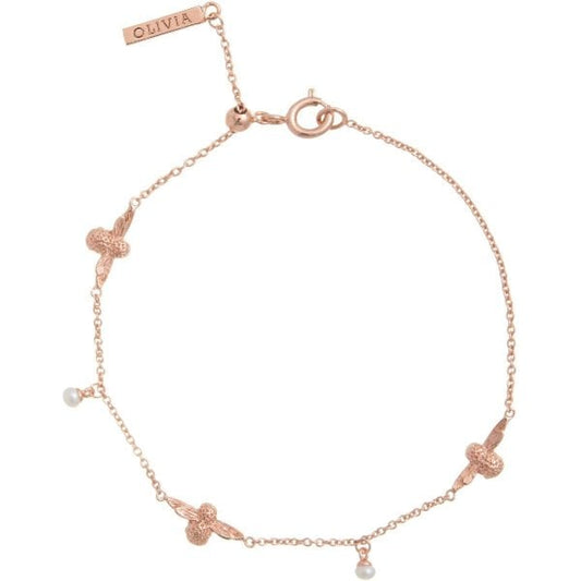 OB Rose Gold Bee Chain Bracelet
