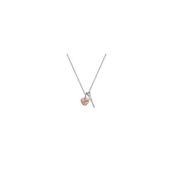 Silver & Rose Gold Necklace