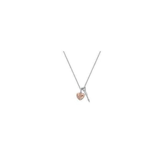 Silver & Rose Gold Necklace