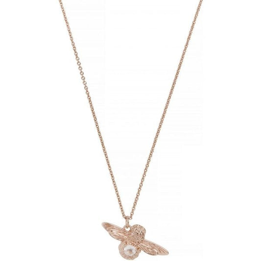 OB 3D Bee Rose Gold Chain Necklace