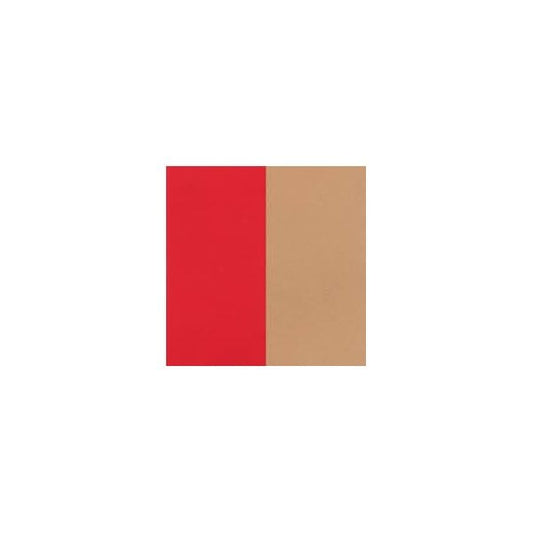 25MM SOFT RED & BEIGE