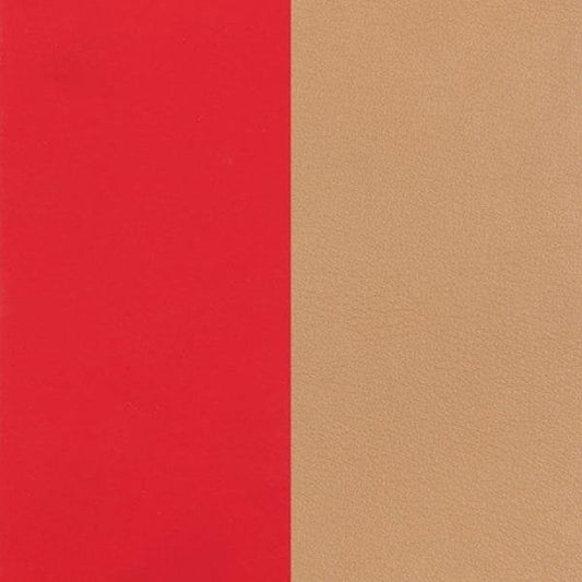 14MM SOFT RED & BEIGE