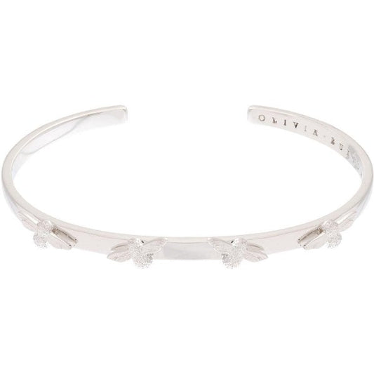 OB 3D Bee Silver Bangle