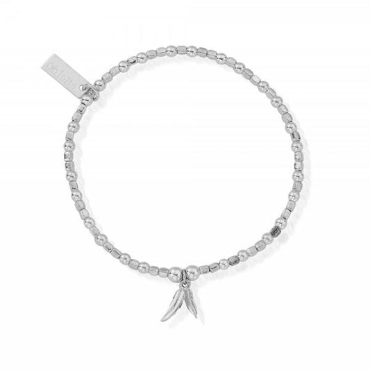 Mini Cube Feather Bracelet