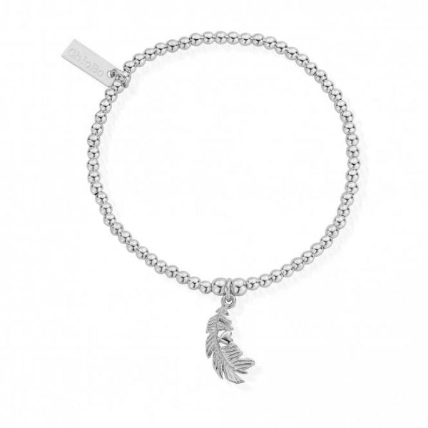 Cute Feather Heart Bracelet