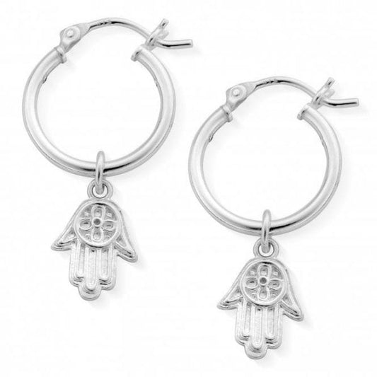Hamsa Hand Hoop Earrings