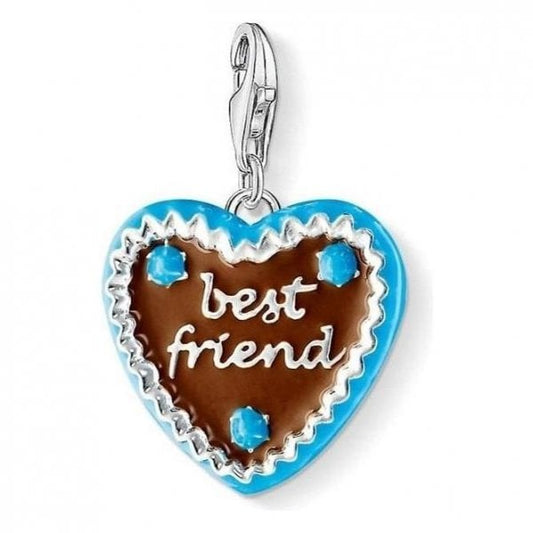 Gingerbread Friend Heart Charm