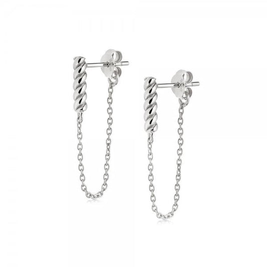 Stacked Sterling Silver Rope and Chain