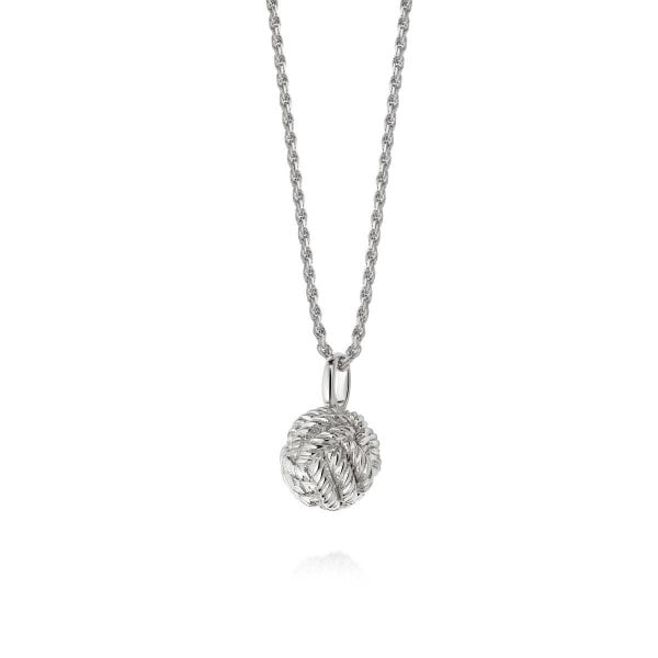 Stacked Large Rope Knot Necklace