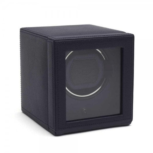 Wolf Cub With Cover Blue Watch Winder
