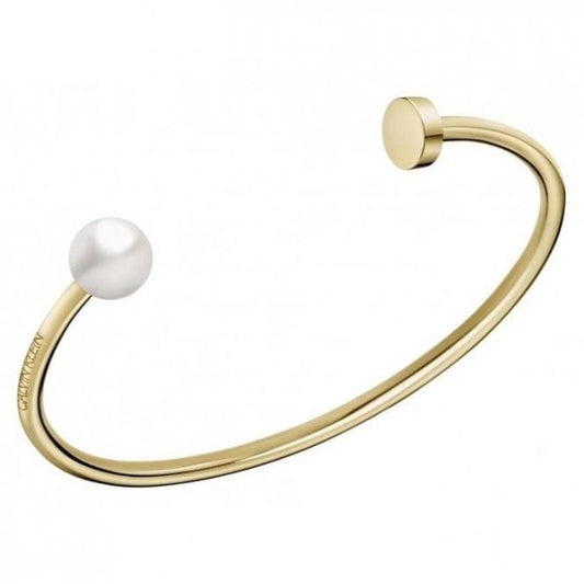 Gold Tone Open Bangle