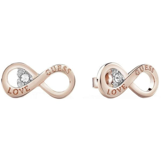 Rose Gold Infinity Earrings
