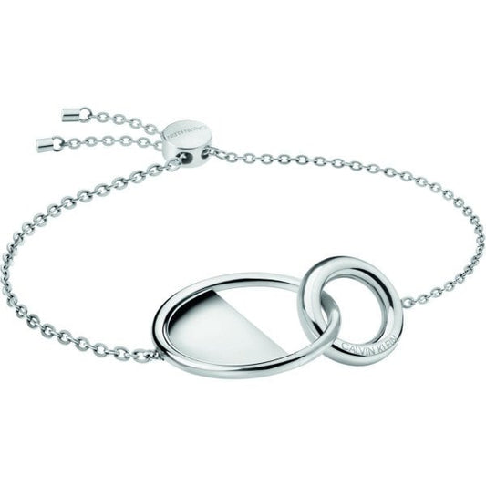 CK Locked Silver Bracelet