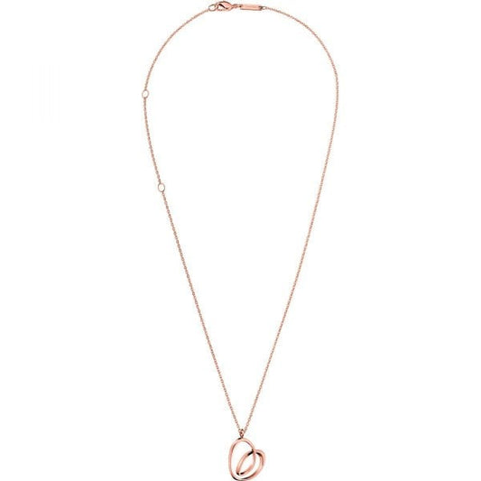 CK Warm Short Rose Gold Necklace